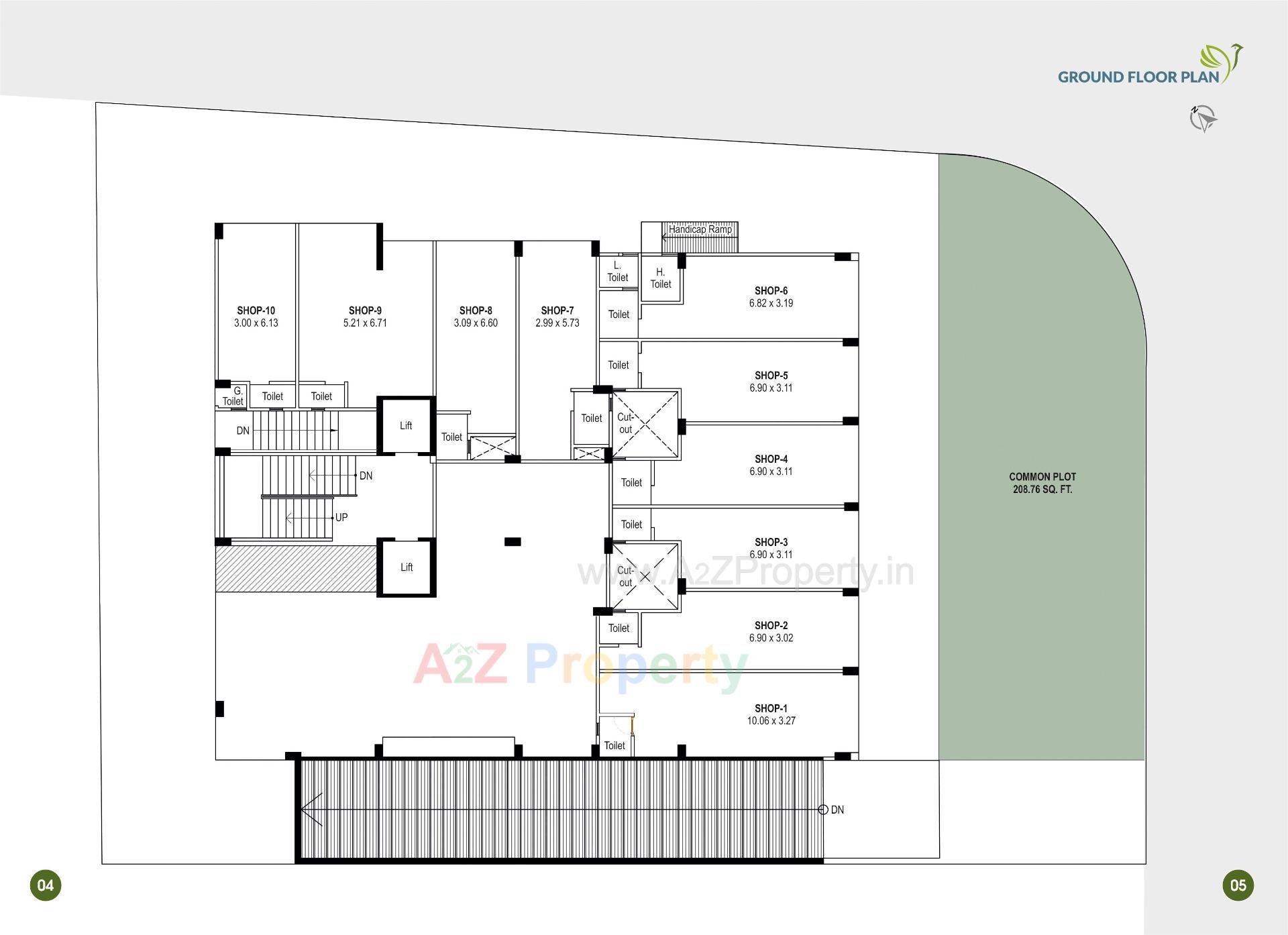 Layout of real estate project Suryansh Serenity located at Muthiya, Ahmedabad, Gujarat