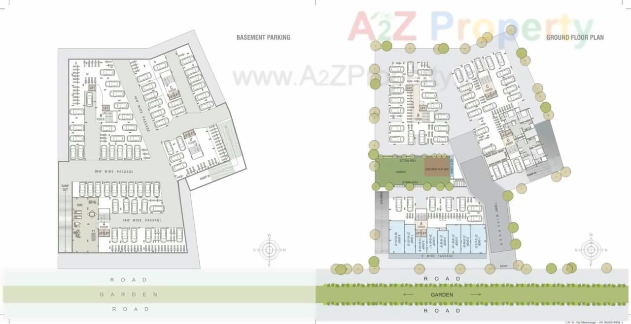 Layout of real estate project Suryansh Solitaire located at Shilaj, Ahmedabad, Gujarat