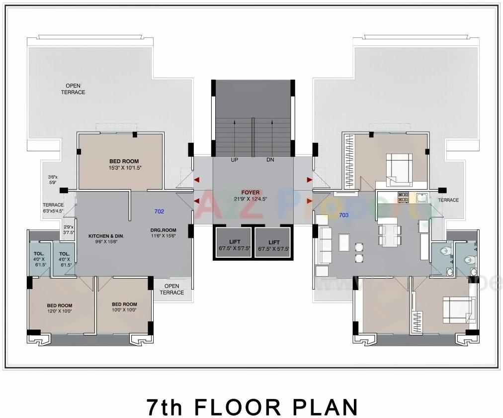 Layout of real estate project Suvarna Residency located at Chandkheda, Ahmedabad, Gujarat