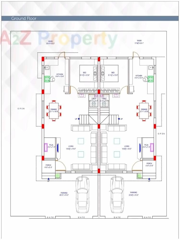  of real estate project Suvarna Villa located at Bopal, Ahmedabad, Gujarat