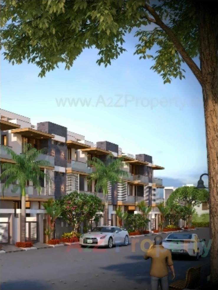 3D Elevation of real estate project Suvarna Villa located at Bopal, Ahmedabad, Gujarat