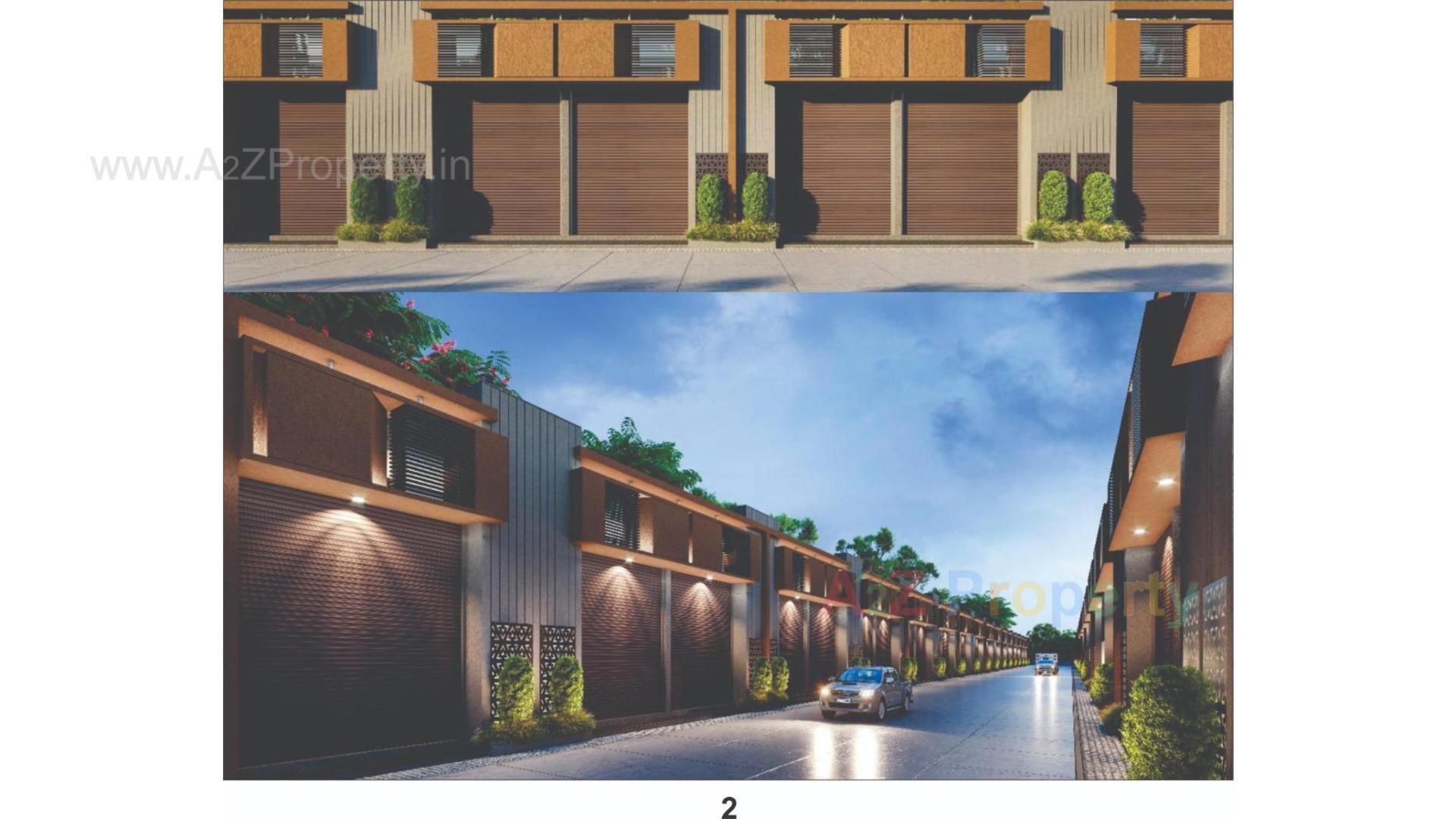 3D Elevation of real estate project Suvarnabhumi Industrial Estate located at Ramol, Ahmedabad, Gujarat