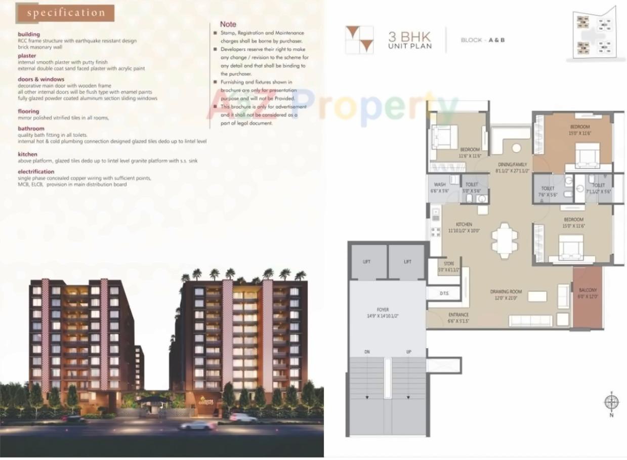 Layout of real estate project Suvas Caspia located at Nikol, Ahmedabad, Gujarat