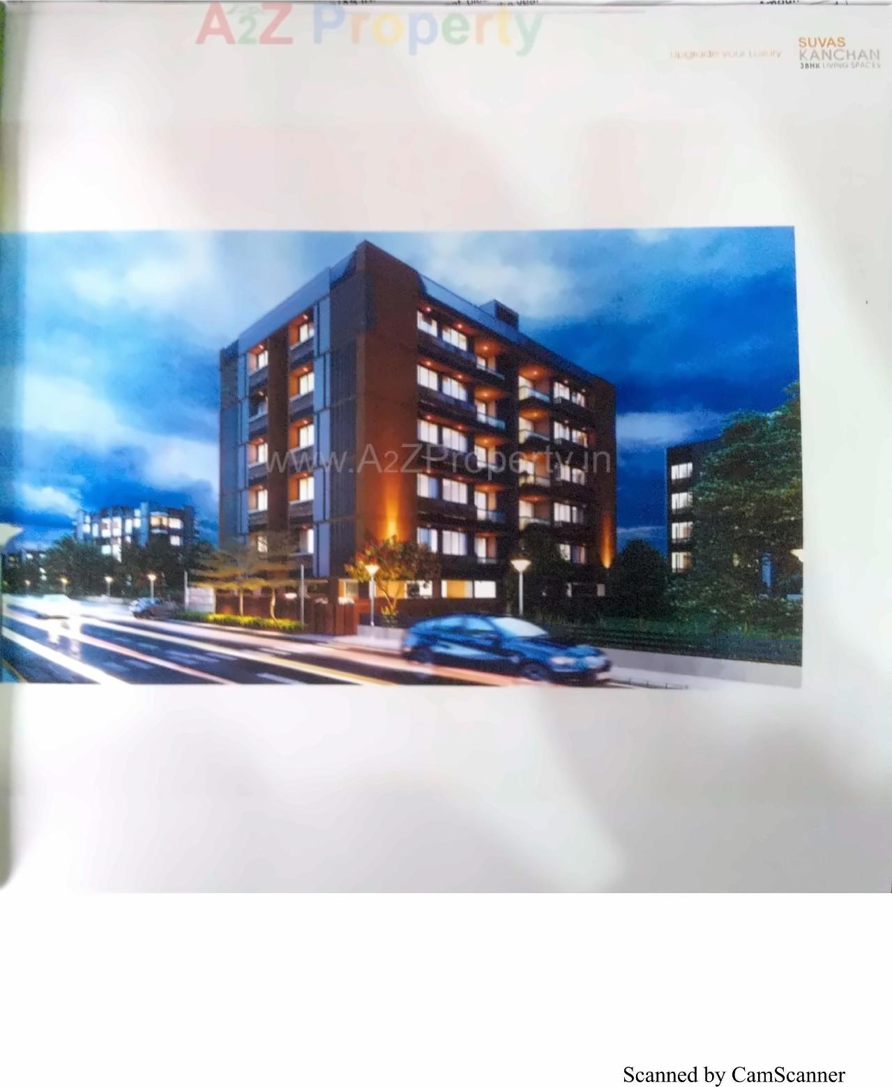 3D Elevation of real estate project Suvas Kanchan located at Paldi, Ahmedabad, Gujarat