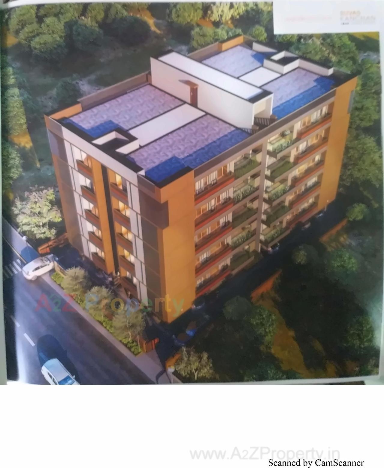 3D Elevation of real estate project Suvas Kanchan located at Paldi, Ahmedabad, Gujarat
