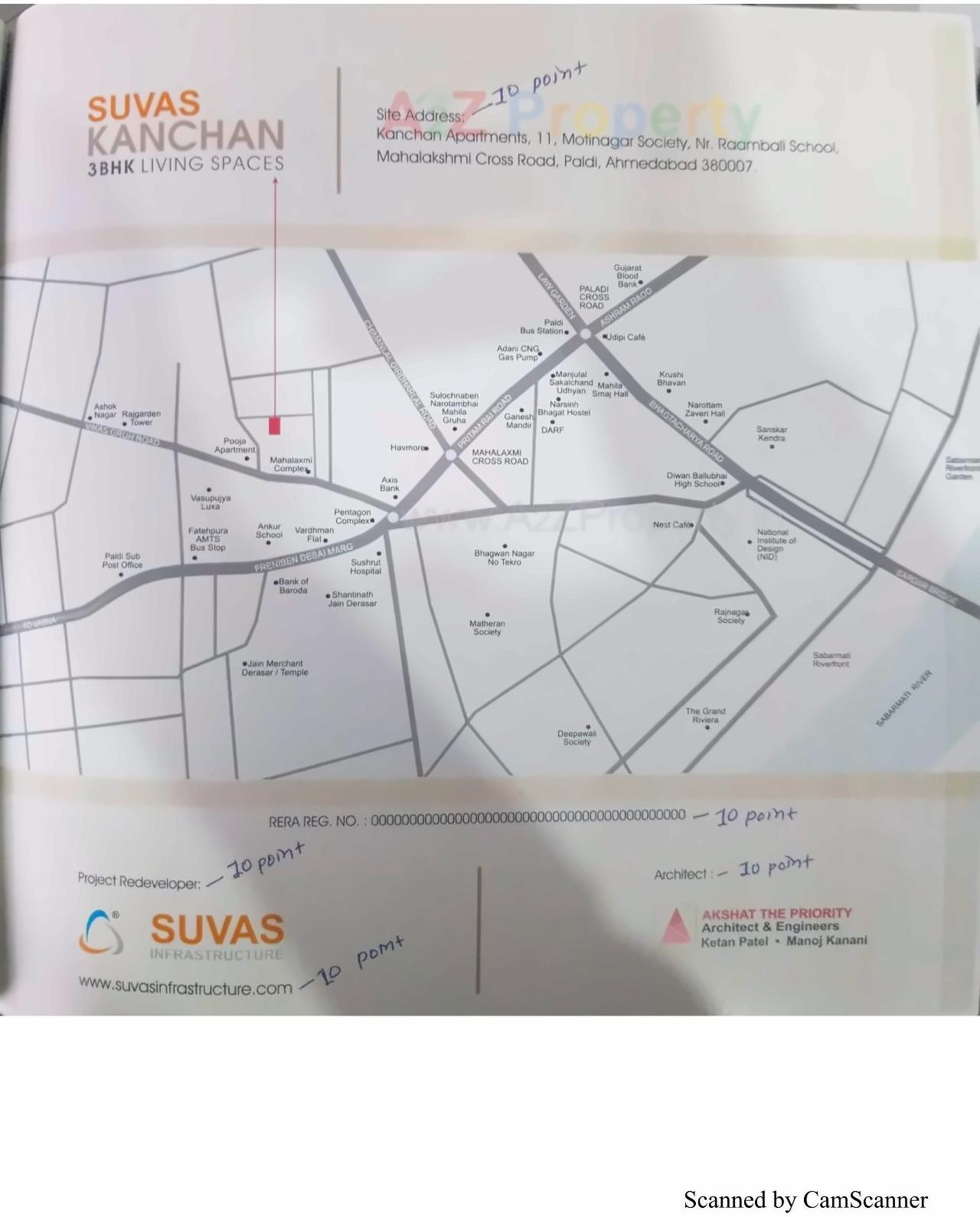  of real estate project Suvas Kanchan located at Paldi, Ahmedabad, Gujarat