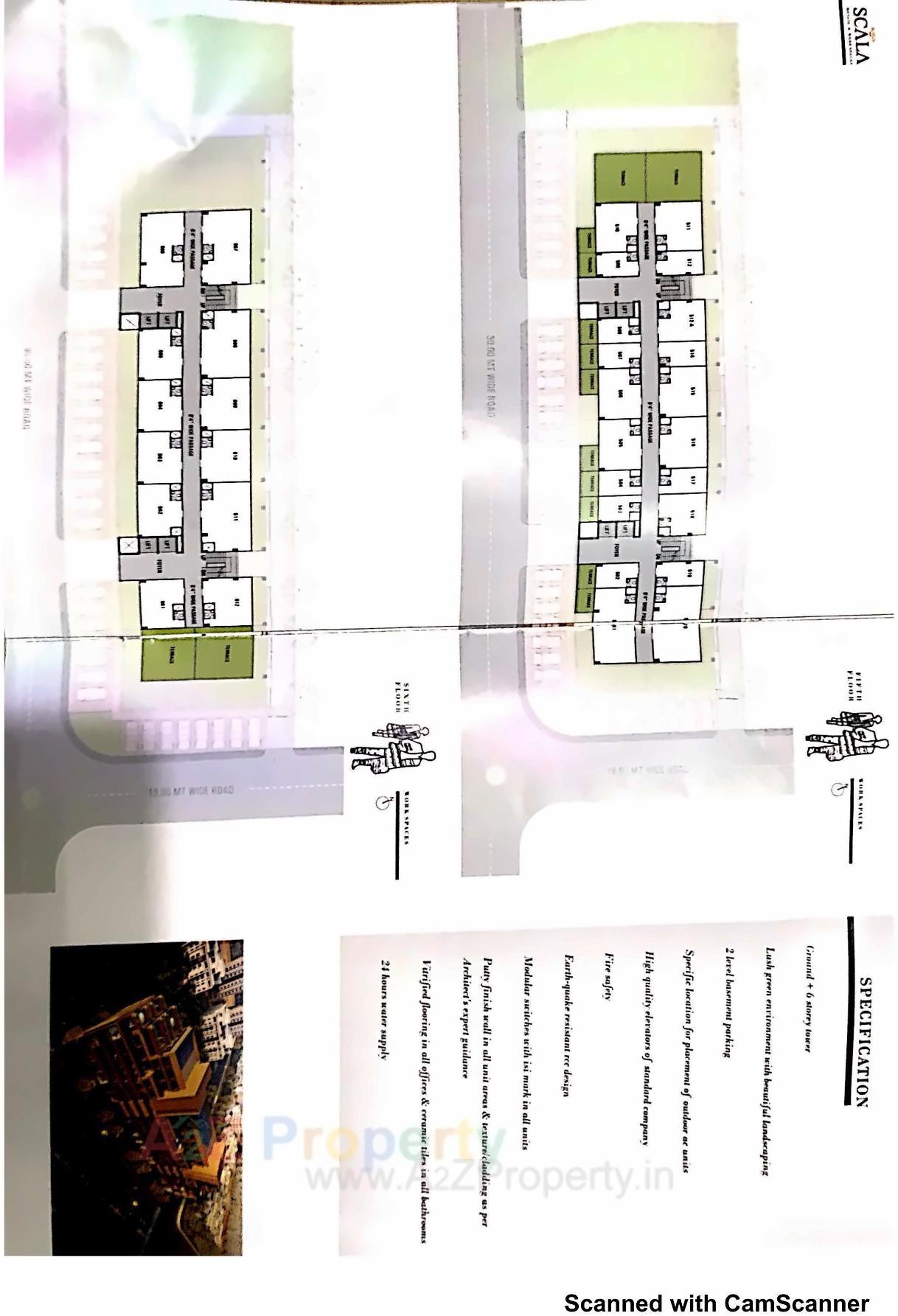 Layout of real estate project Suvas Scala located at Nikol, Ahmedabad, Gujarat
