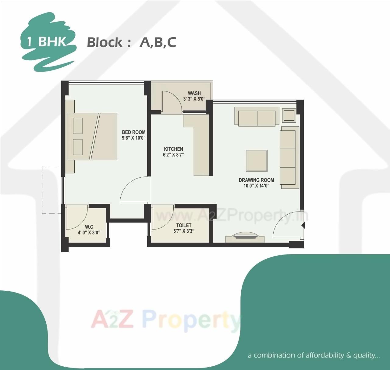 Layout of real estate project Svasaar Pravesh located at Gamdi, Ahmedabad, Gujarat