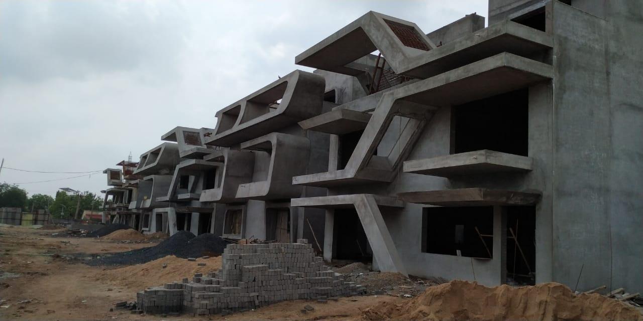 190597_const of real estate project Swagat Baganville located at Shilaj, Ahmedabad, Gujarat