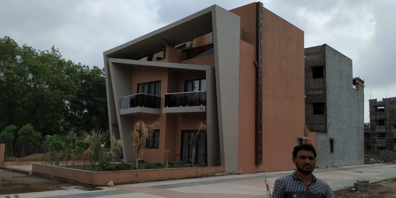 190601_const of real estate project Swagat Baganville located at Shilaj, Ahmedabad, Gujarat