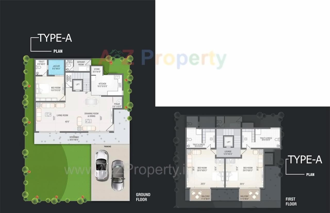Layout of real estate project Swagat Baganville located at Shilaj, Ahmedabad, Gujarat