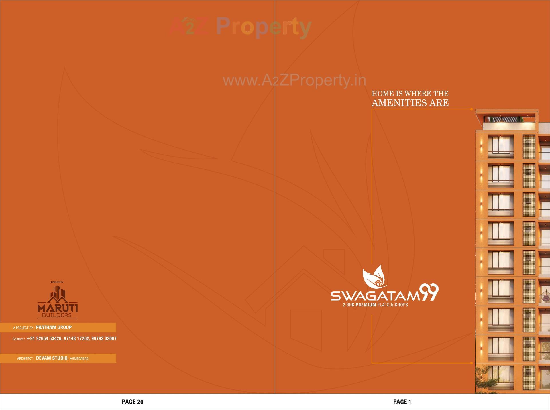  of real estate project Swagatam located at Hanspura, Ahmedabad, Gujarat