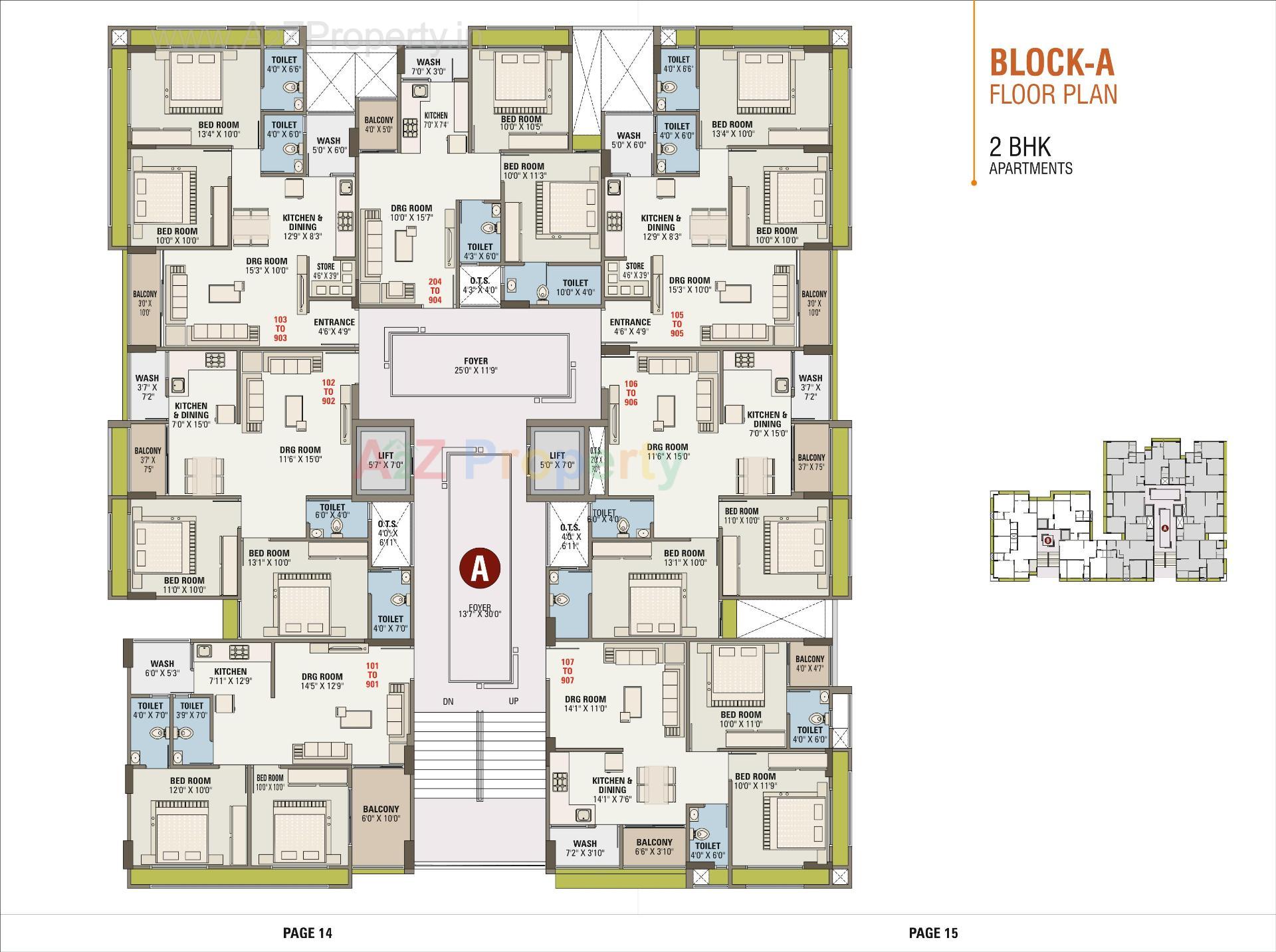 Layout of real estate project Swagatam located at Hanspura, Ahmedabad, Gujarat