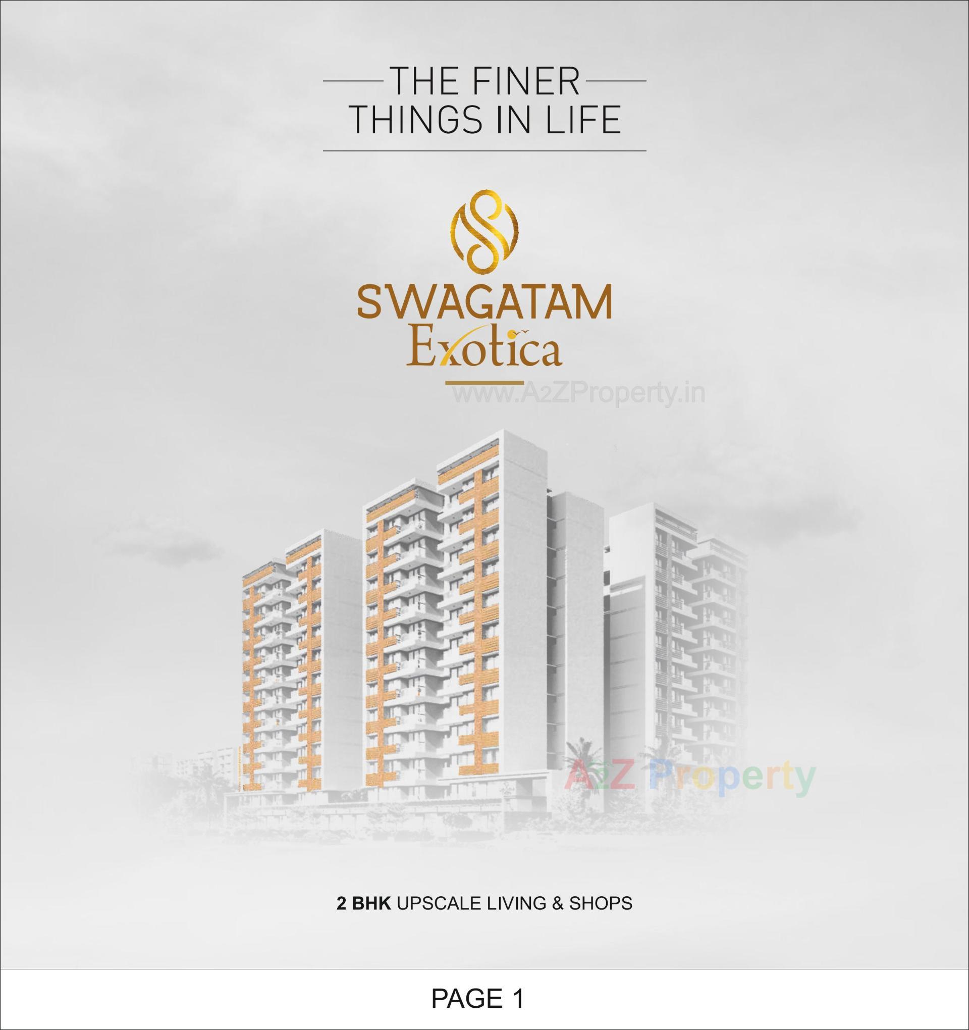  of real estate project Swagatam Exotica located at Hanspura, Ahmedabad, Gujarat