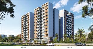 Elevation of real estate project Swagatam Exotica located at Hanspura, Ahmedabad, Gujarat
