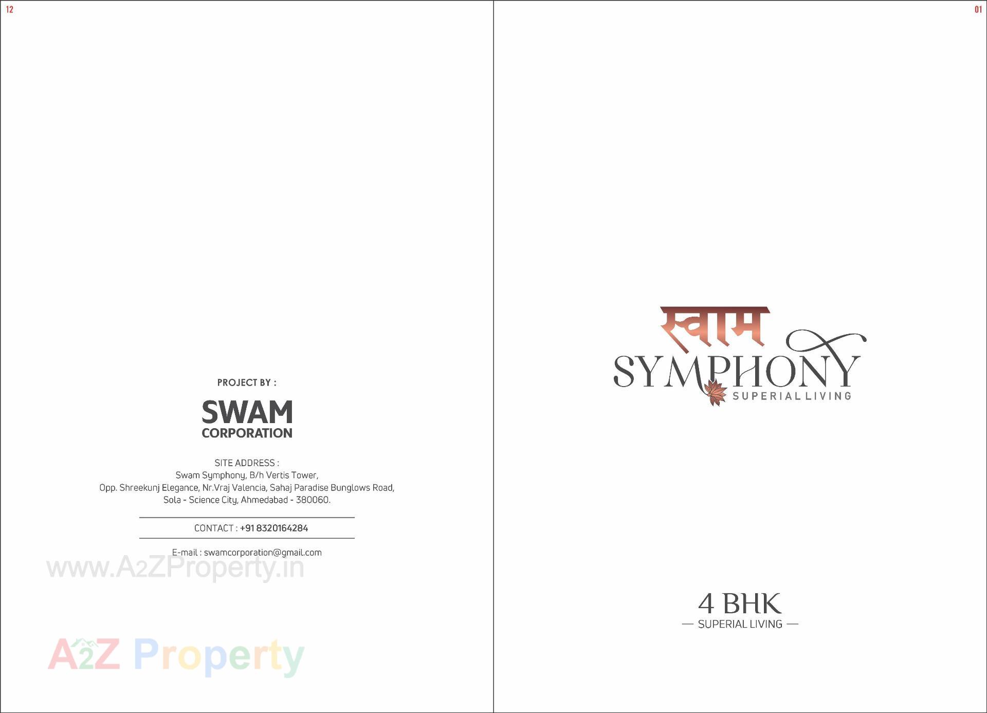  of real estate project Swam Symphony located at Sola, Ahmedabad, Gujarat