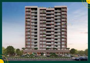 Elevation of real estate project Swamaan Solaris located at Chandkheda, Ahmedabad, Gujarat