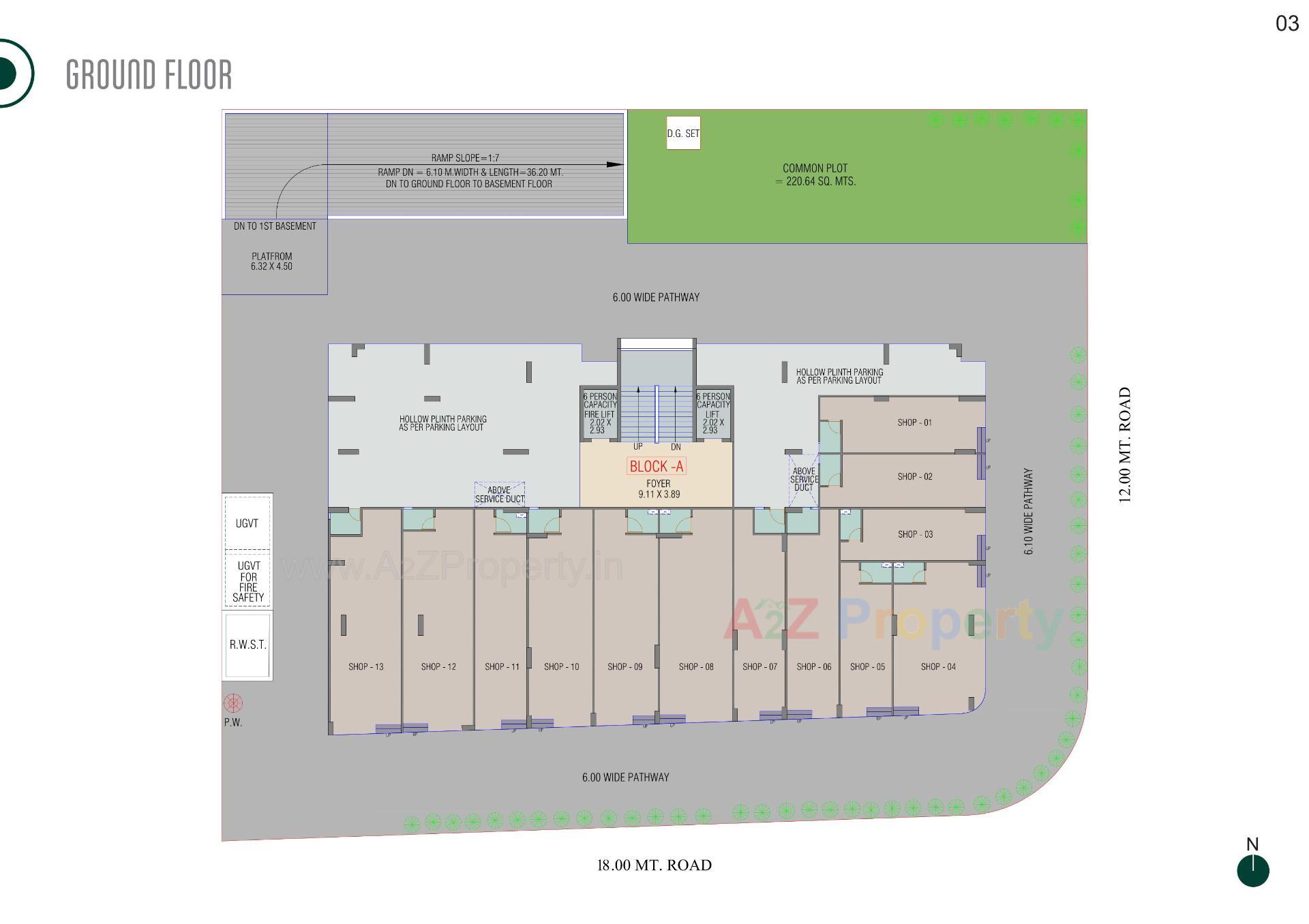 Layout of real estate project Swamaan Solaris located at Chandkheda, Ahmedabad, Gujarat