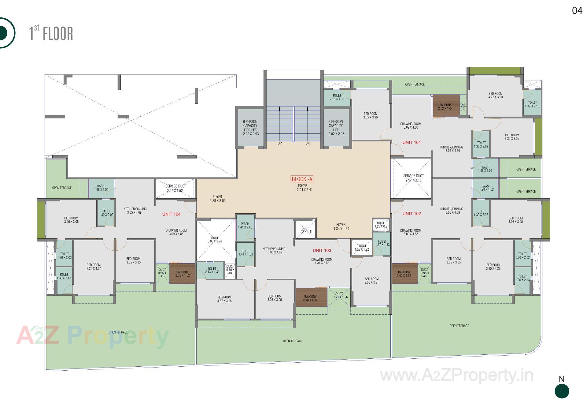 Layout of real estate project Swamaan Solaris located at Chandkheda, Ahmedabad, Gujarat