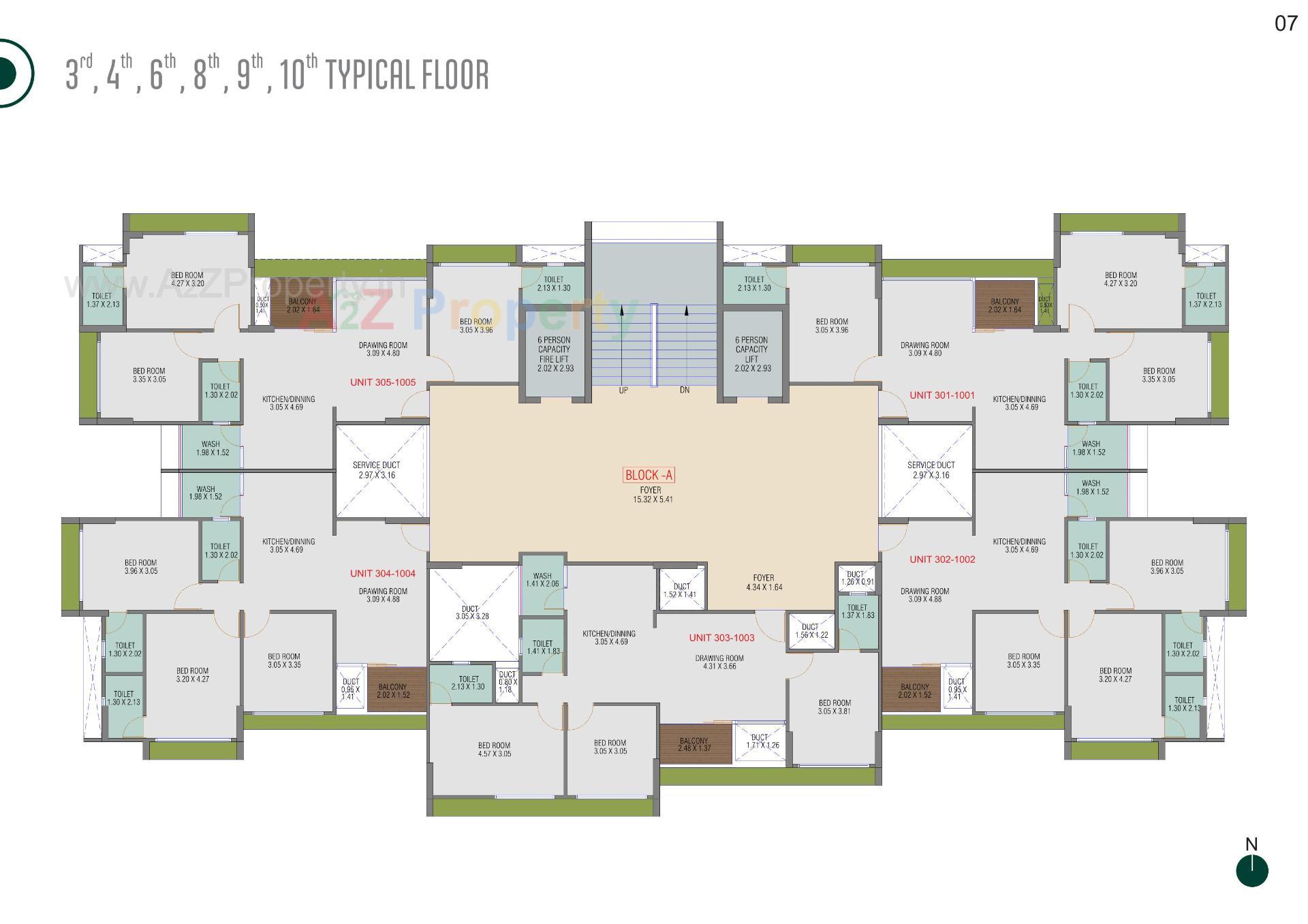 Layout of real estate project Swamaan Solaris located at Chandkheda, Ahmedabad, Gujarat