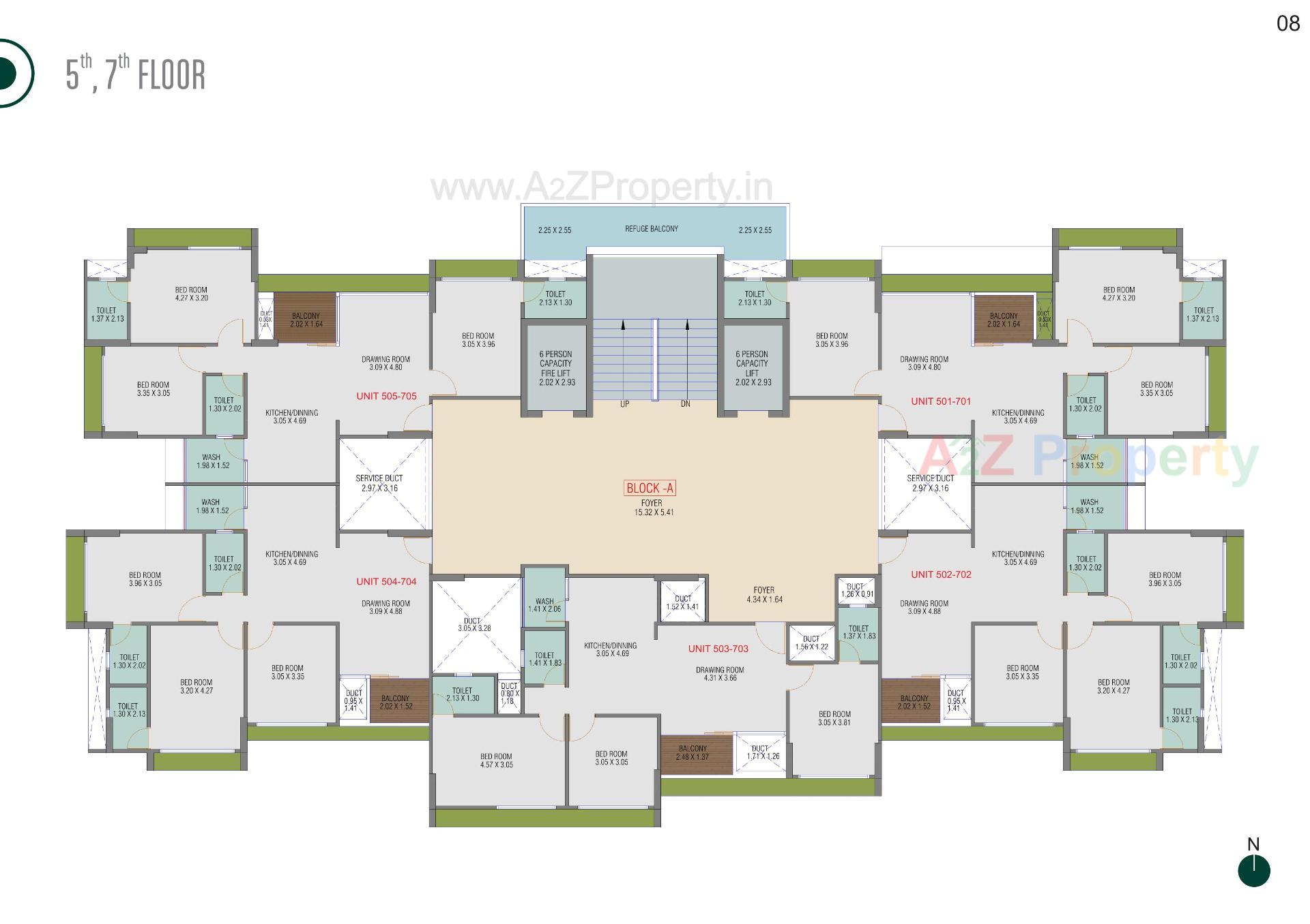 Layout of real estate project Swamaan Solaris located at Chandkheda, Ahmedabad, Gujarat