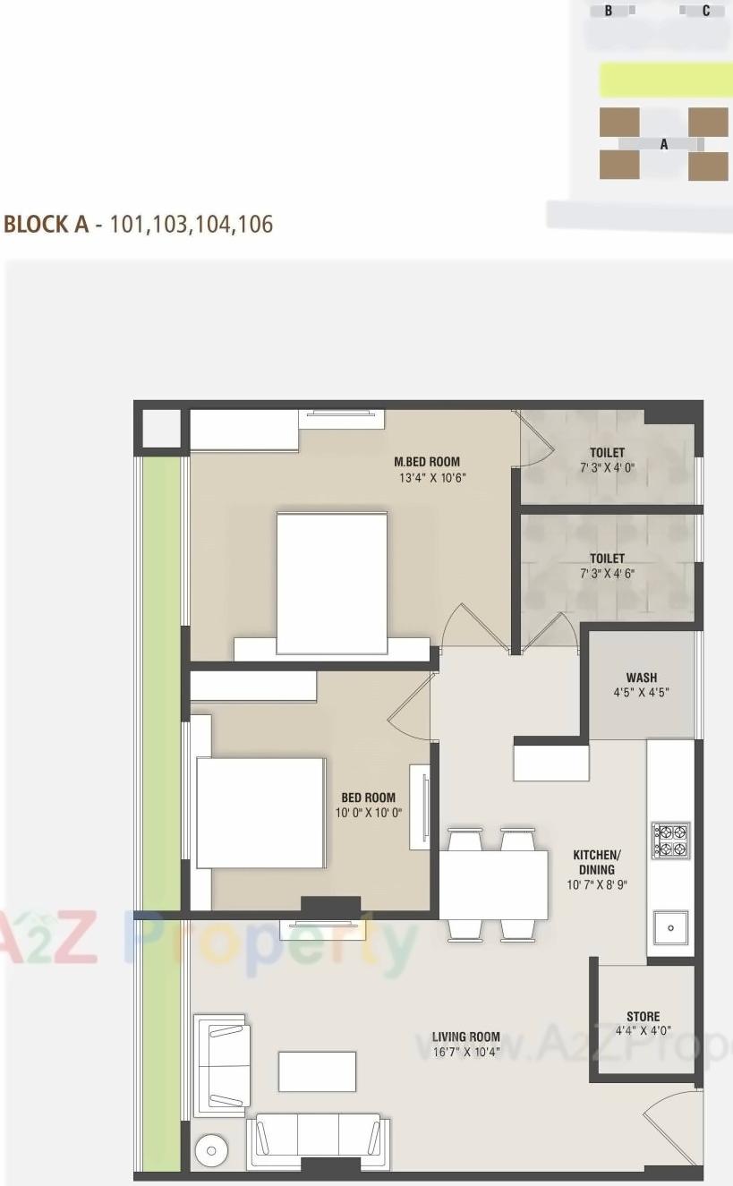 Layout of real estate project Swamaan Solarity located at Zundal, Ahmedabad, Gujarat