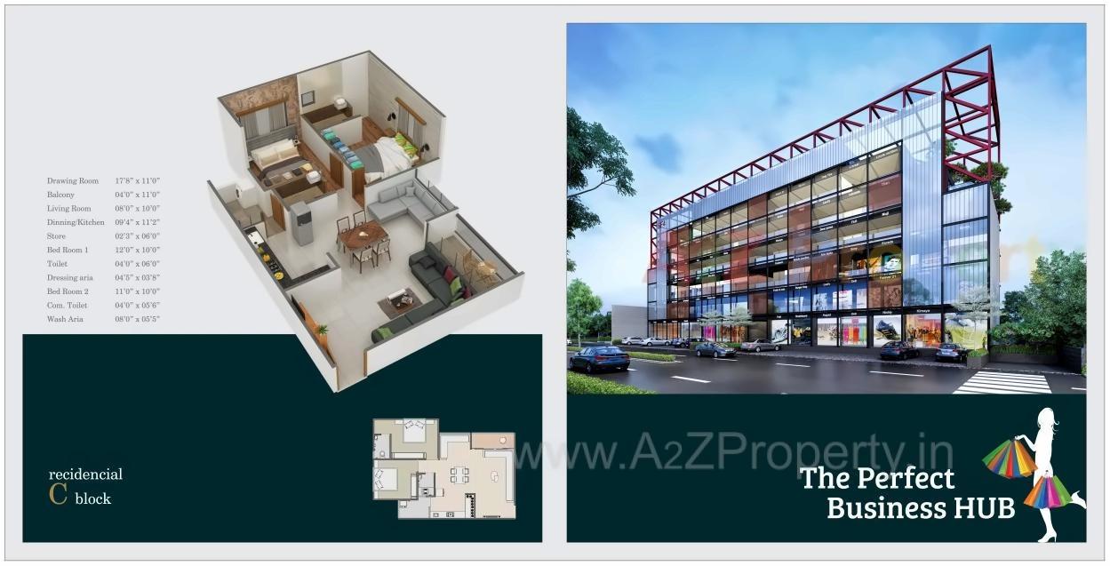 Layout of real estate project Swaminarayan Family located at Nikol, Ahmedabad, Gujarat