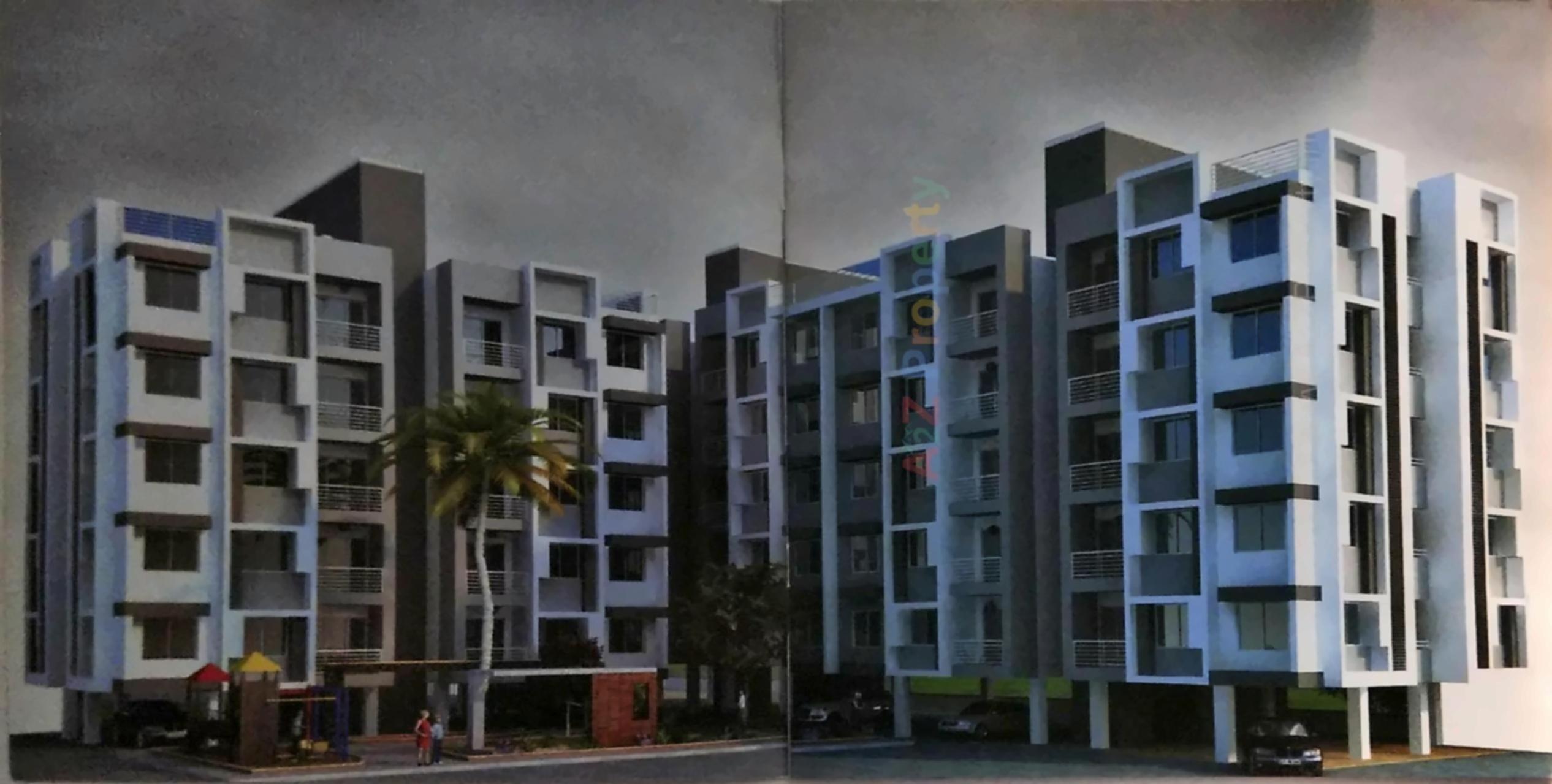 3D Elevation of real estate project Swaminarayan Park Narol located at Narol, Ahmedabad, Gujarat