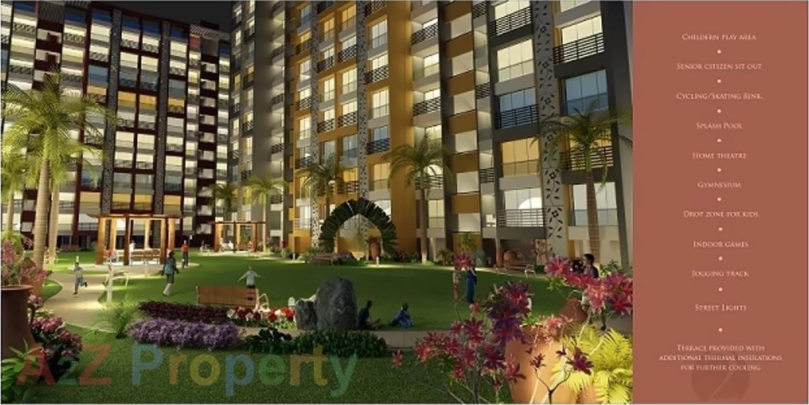 3D Elevation of real estate project Swaminarayan Park located at Shahwadi, Ahmedabad, Gujarat