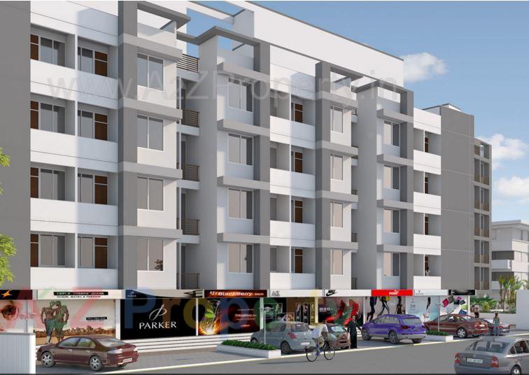 3D Elevation of real estate project Swaminarayan Park located at Vatva, Ahmedabad, Gujarat