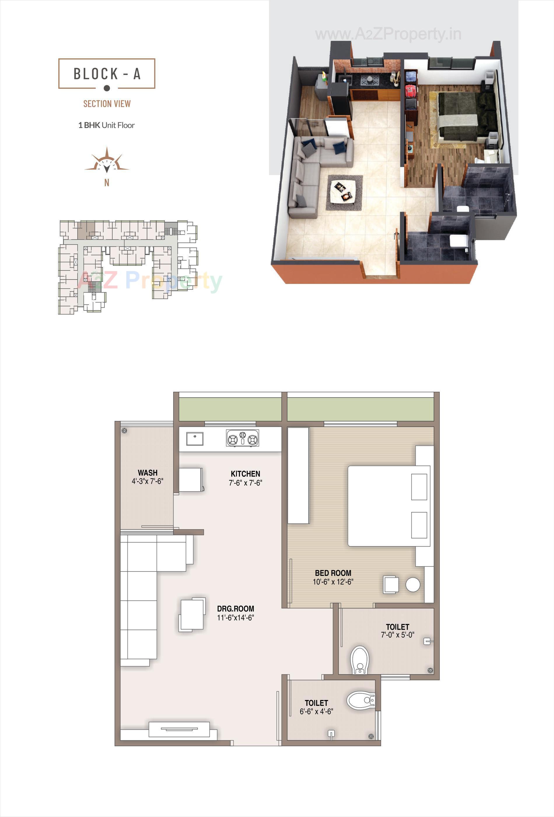 Layout of real estate project Swapnil Sky located at Hanspura, Ahmedabad, Gujarat