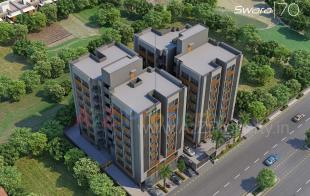 Elevation of real estate project Swara 70 located at Ranip, Ahmedabad, Gujarat