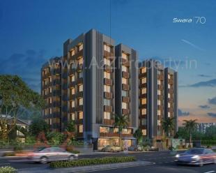 Elevation of real estate project Swara 70 located at Ranip, Ahmedabad, Gujarat