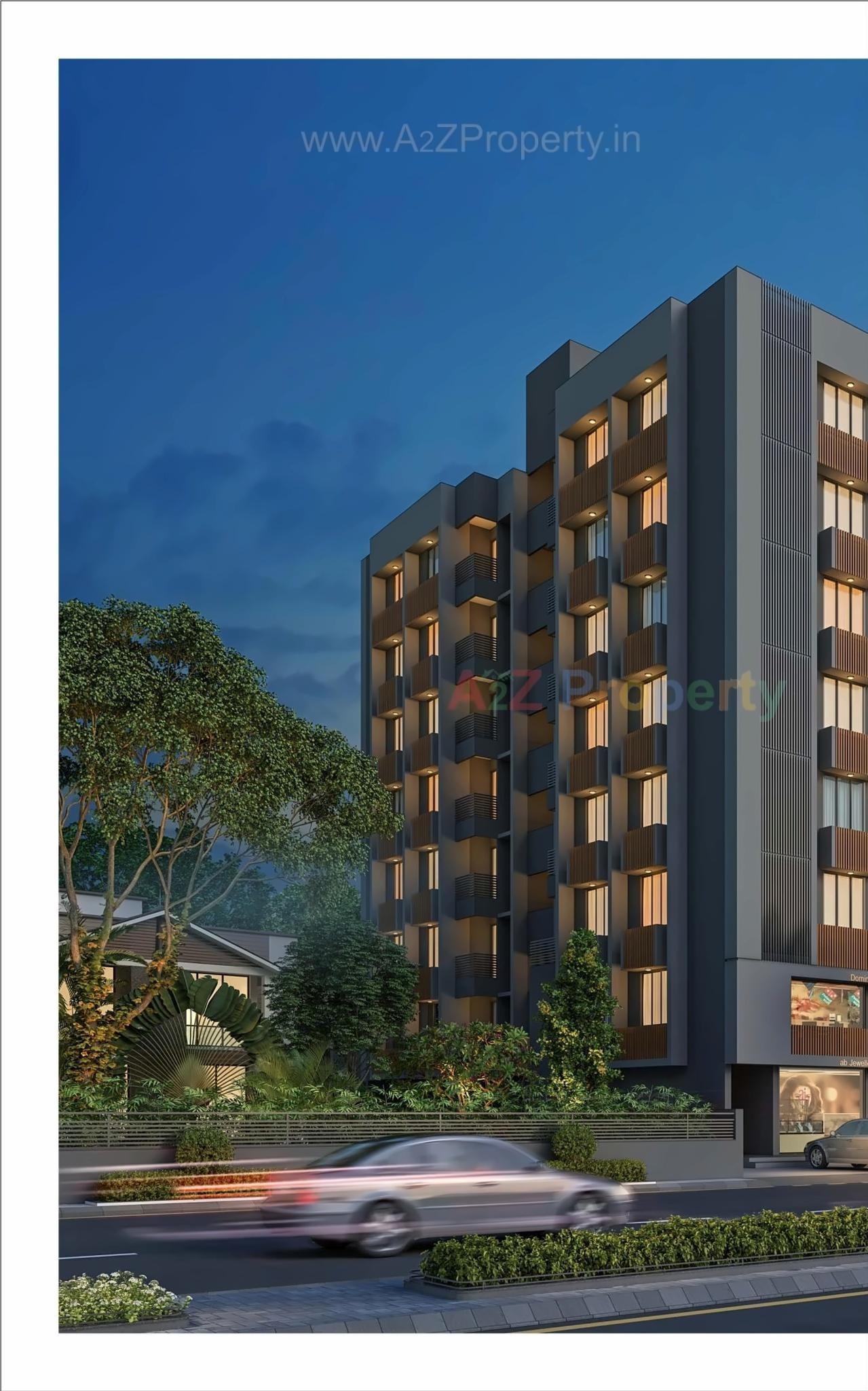3D Elevation of real estate project Swara 70 located at Ranip, Ahmedabad, Gujarat