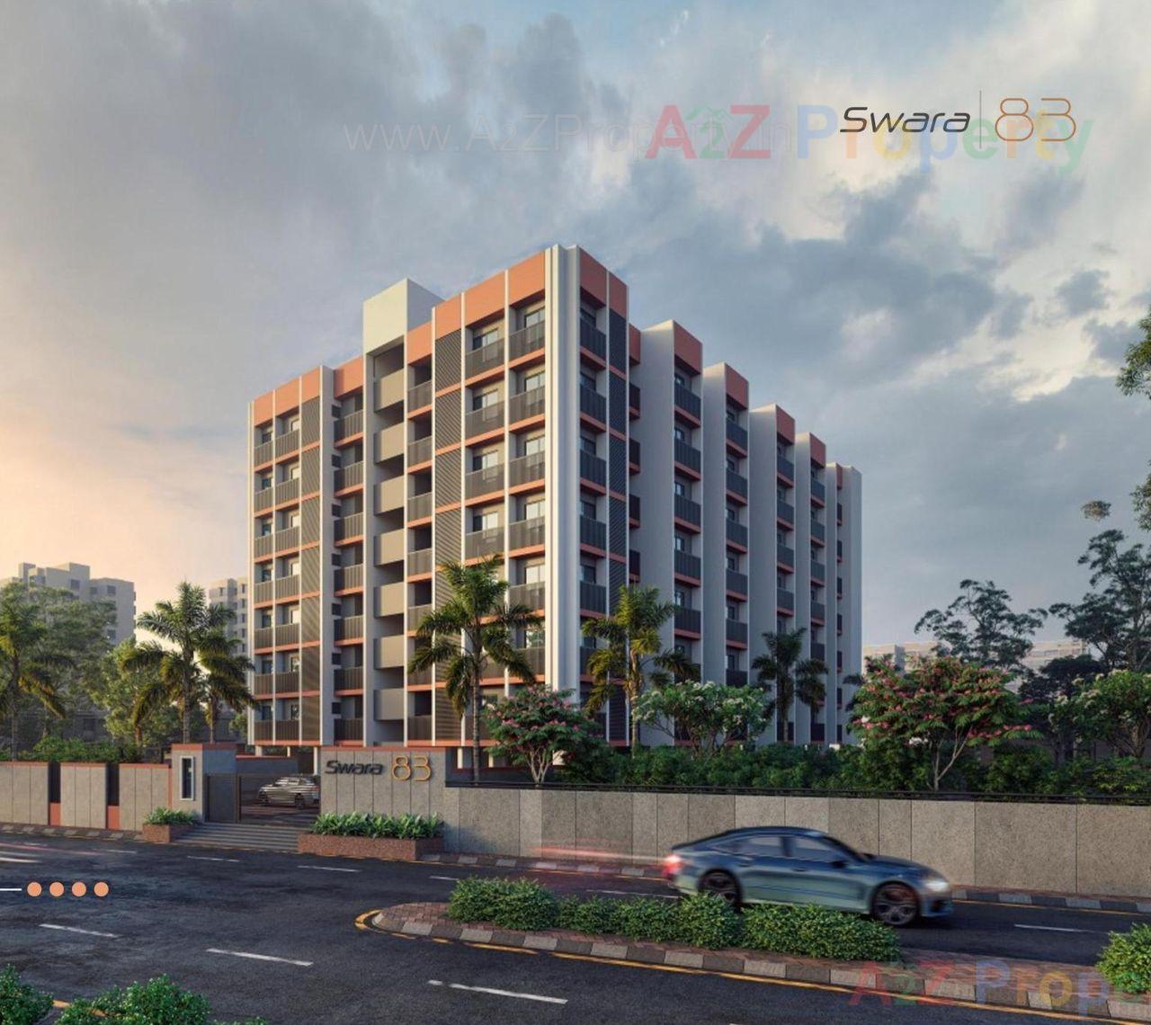 3D Elevation of real estate project Swara located at Ranip, Ahmedabad, Gujarat