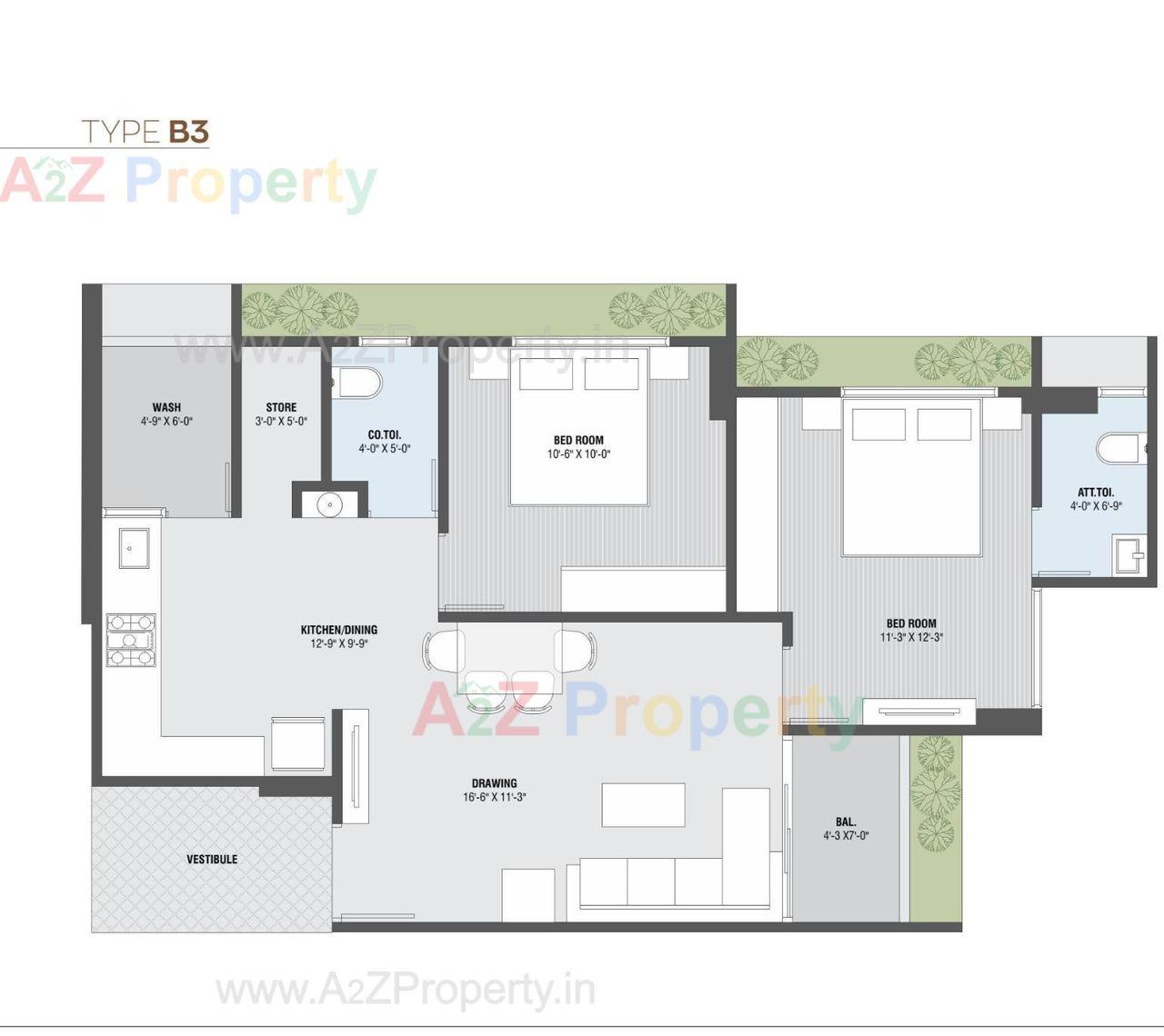 Layout of real estate project Swara located at Ranip, Ahmedabad, Gujarat