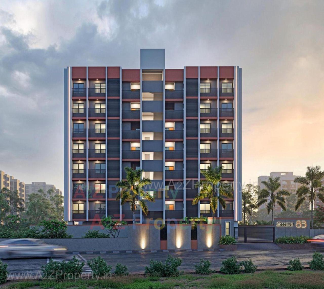 3D Elevation of real estate project Swara located at Ranip, Ahmedabad, Gujarat