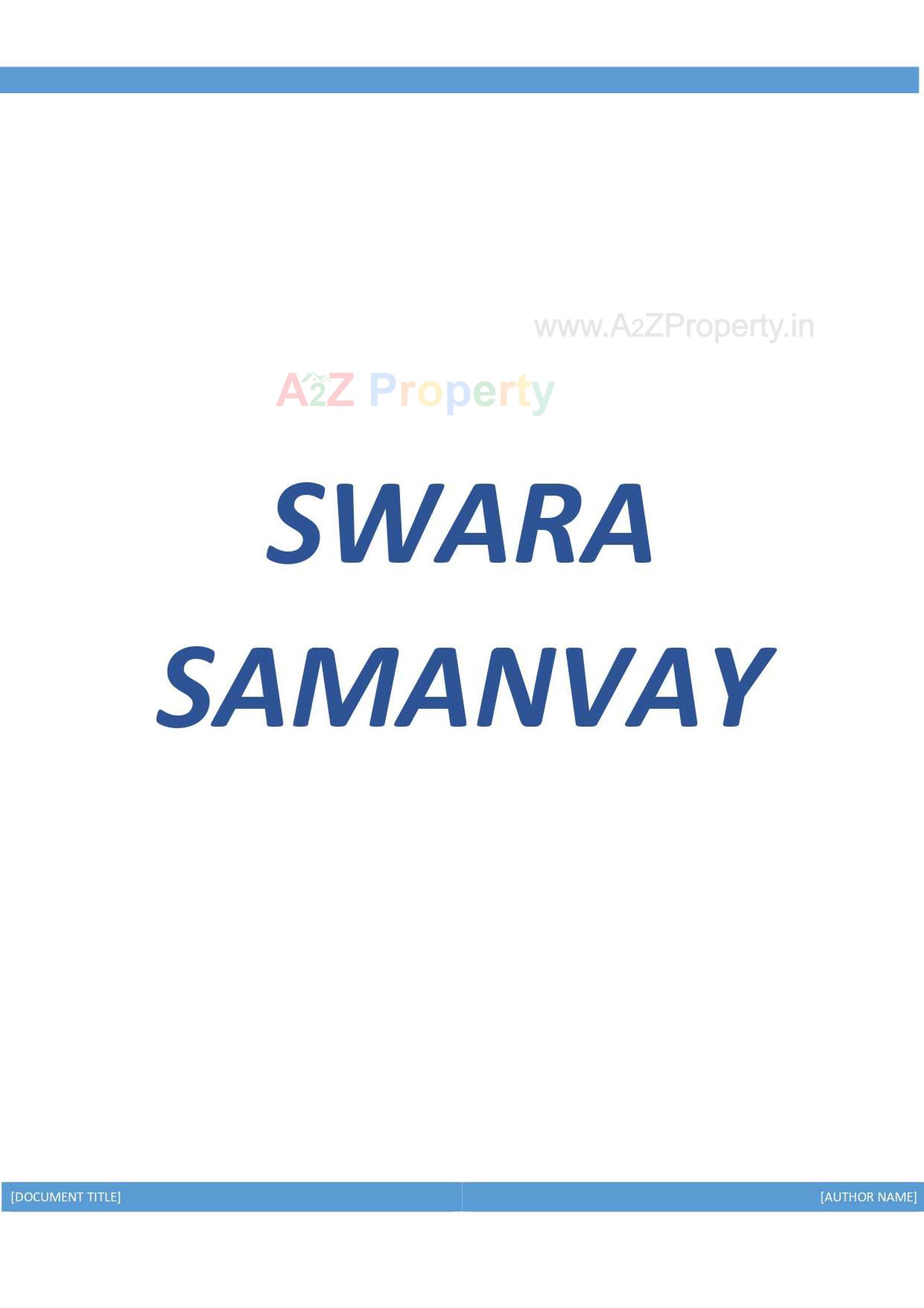  of real estate project Swara Samanvay located at Chhadavad, Ahmedabad, Gujarat