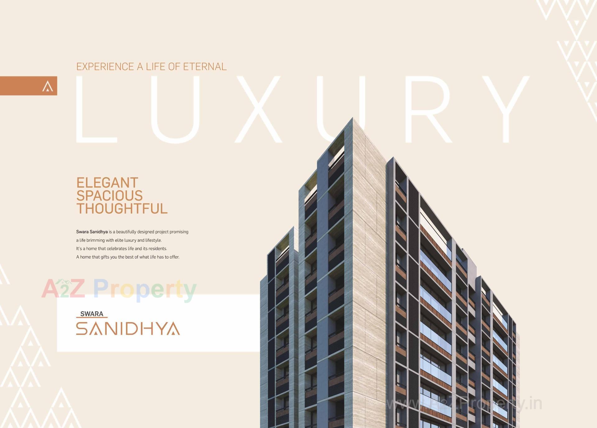 3D Elevation of real estate project Swara Sanidhya located at Wadaj, Ahmedabad, Gujarat