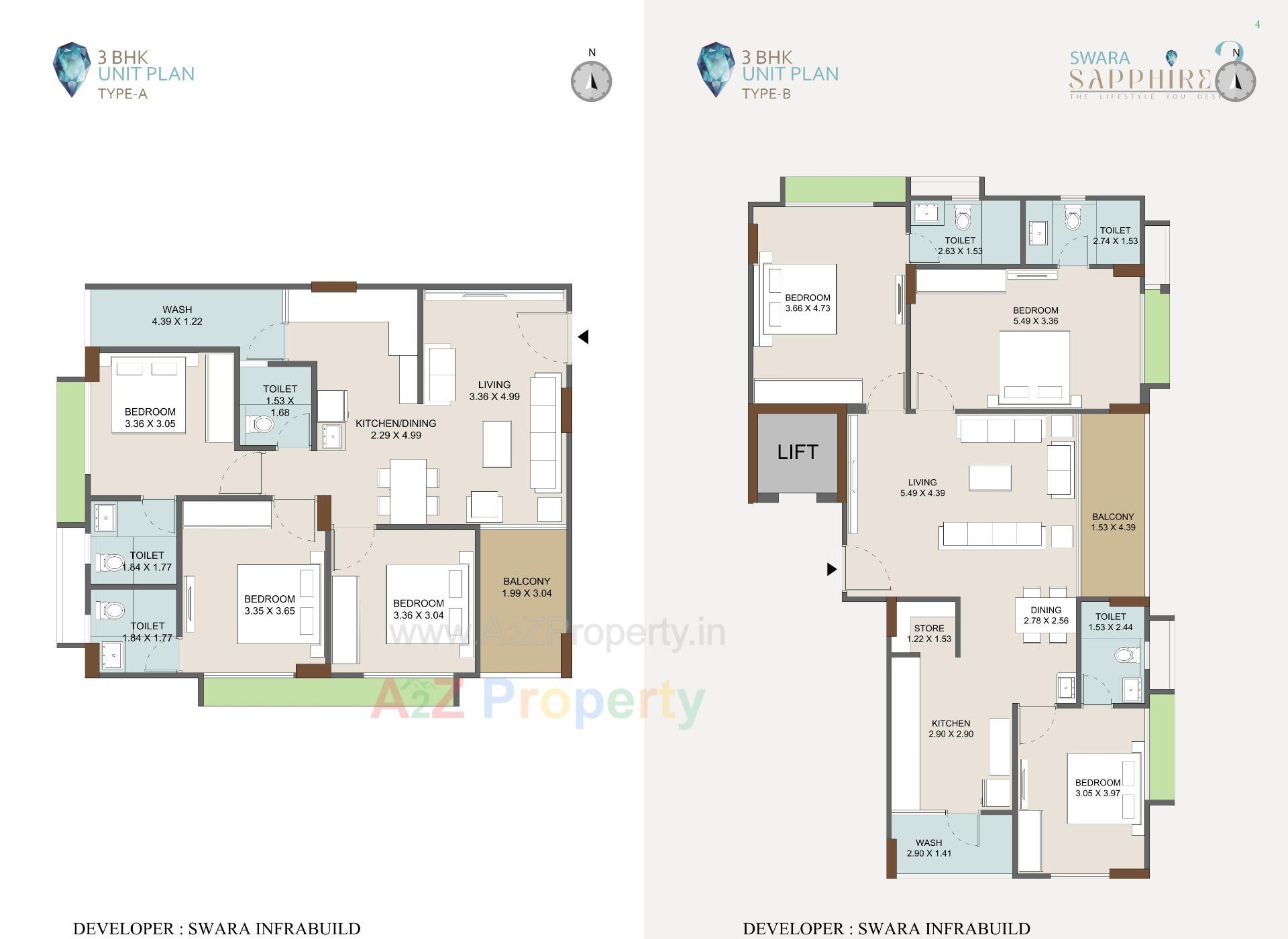 Layout of real estate project Swara Sapphire located at Chhadavad, Ahmedabad, Gujarat