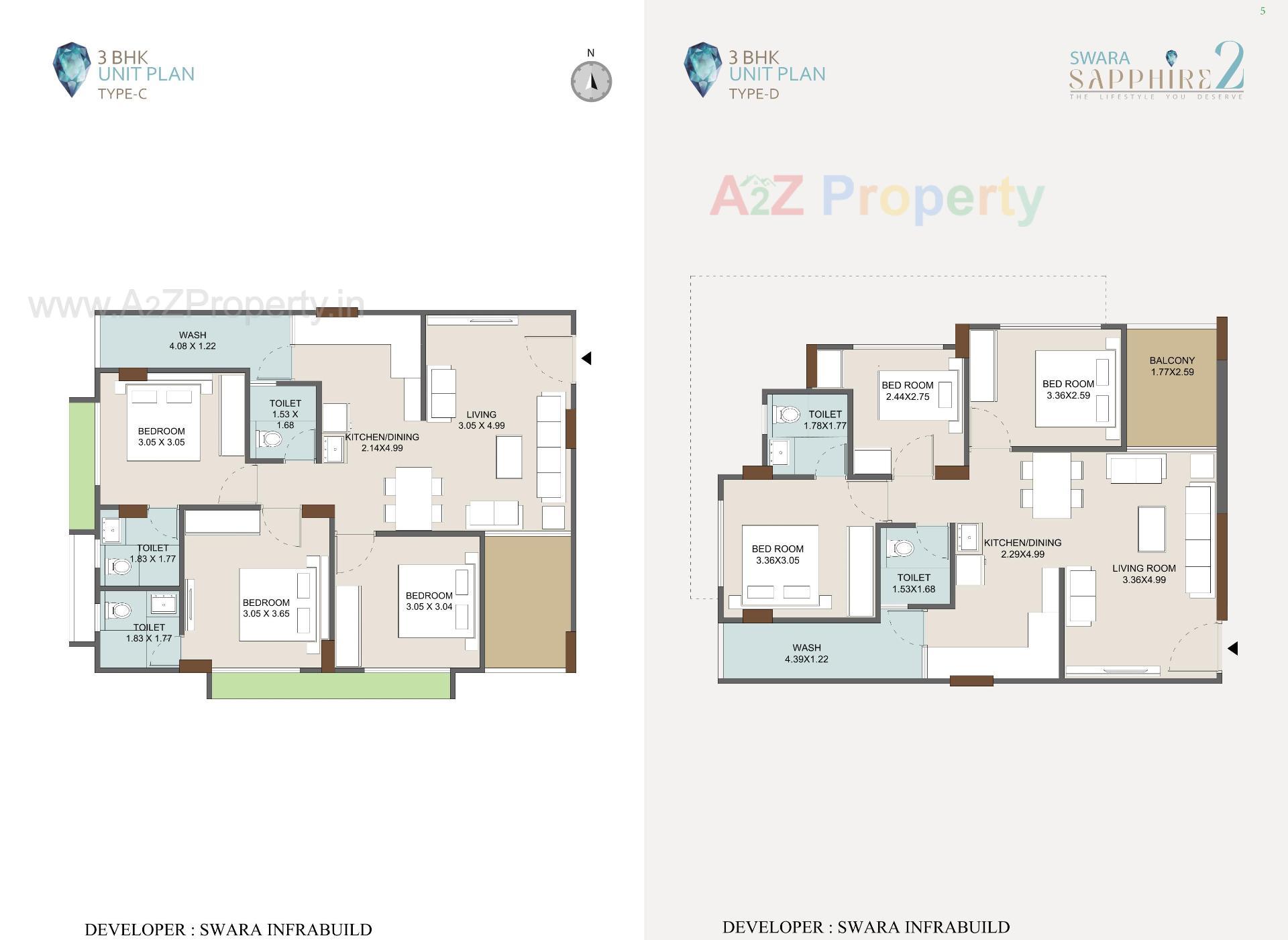 Layout of real estate project Swara Sapphire located at Chhadavad, Ahmedabad, Gujarat