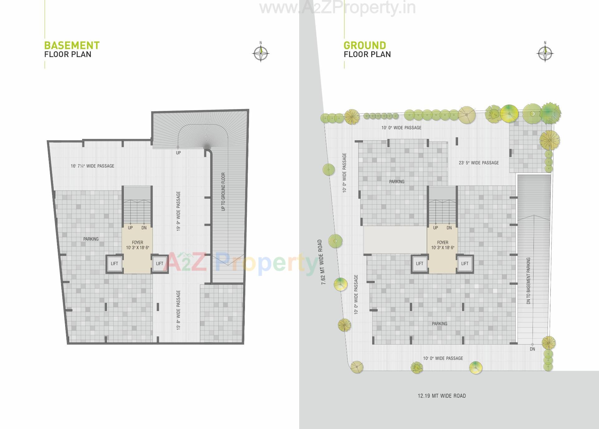 Layout of real estate project Swara Skydeck located at Shaikhpur-khanpur, Ahmedabad, Gujarat