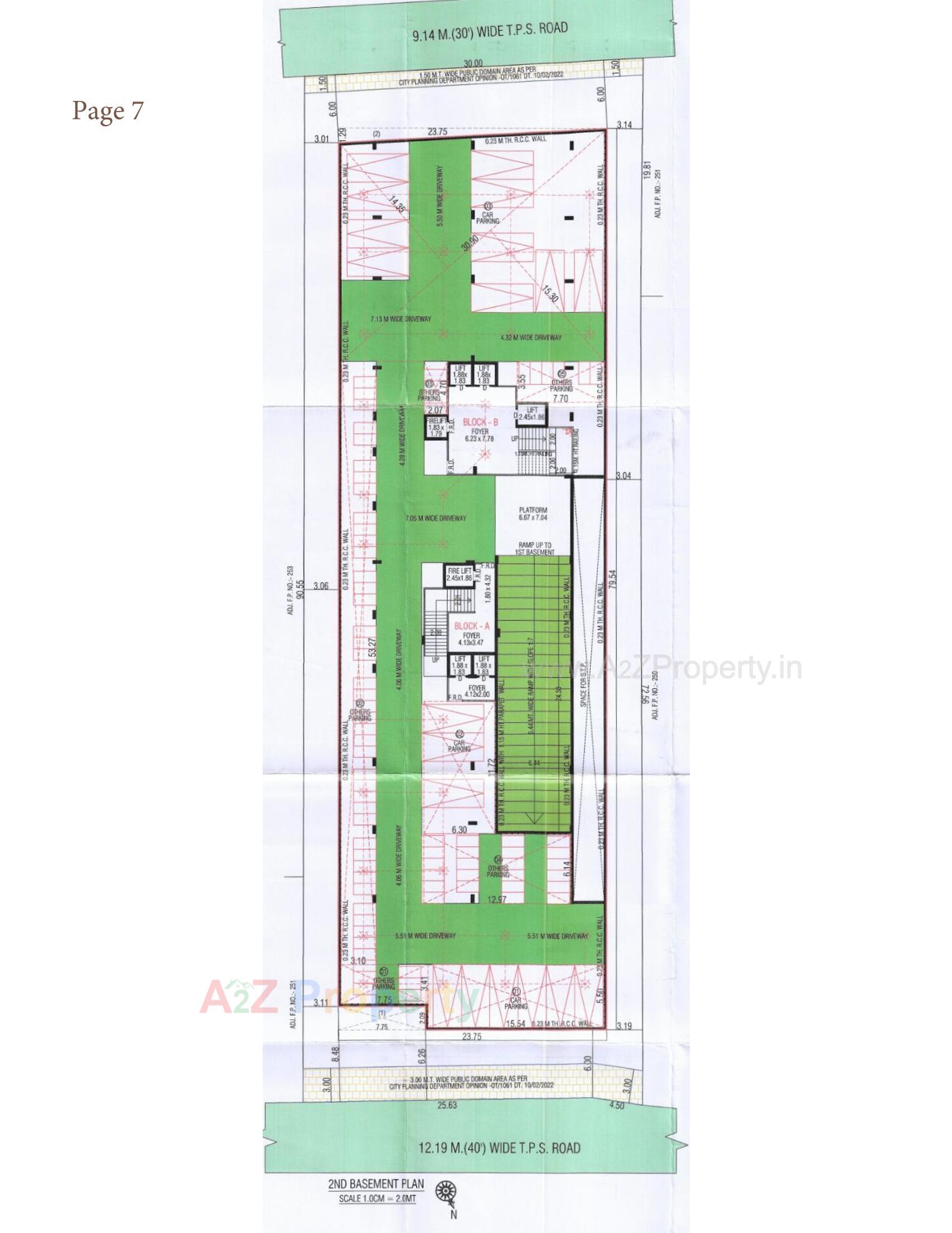 Layout of real estate project Swara Skygreens located at Shaikhpur - Khanpur, Ahmedabad, Gujarat
