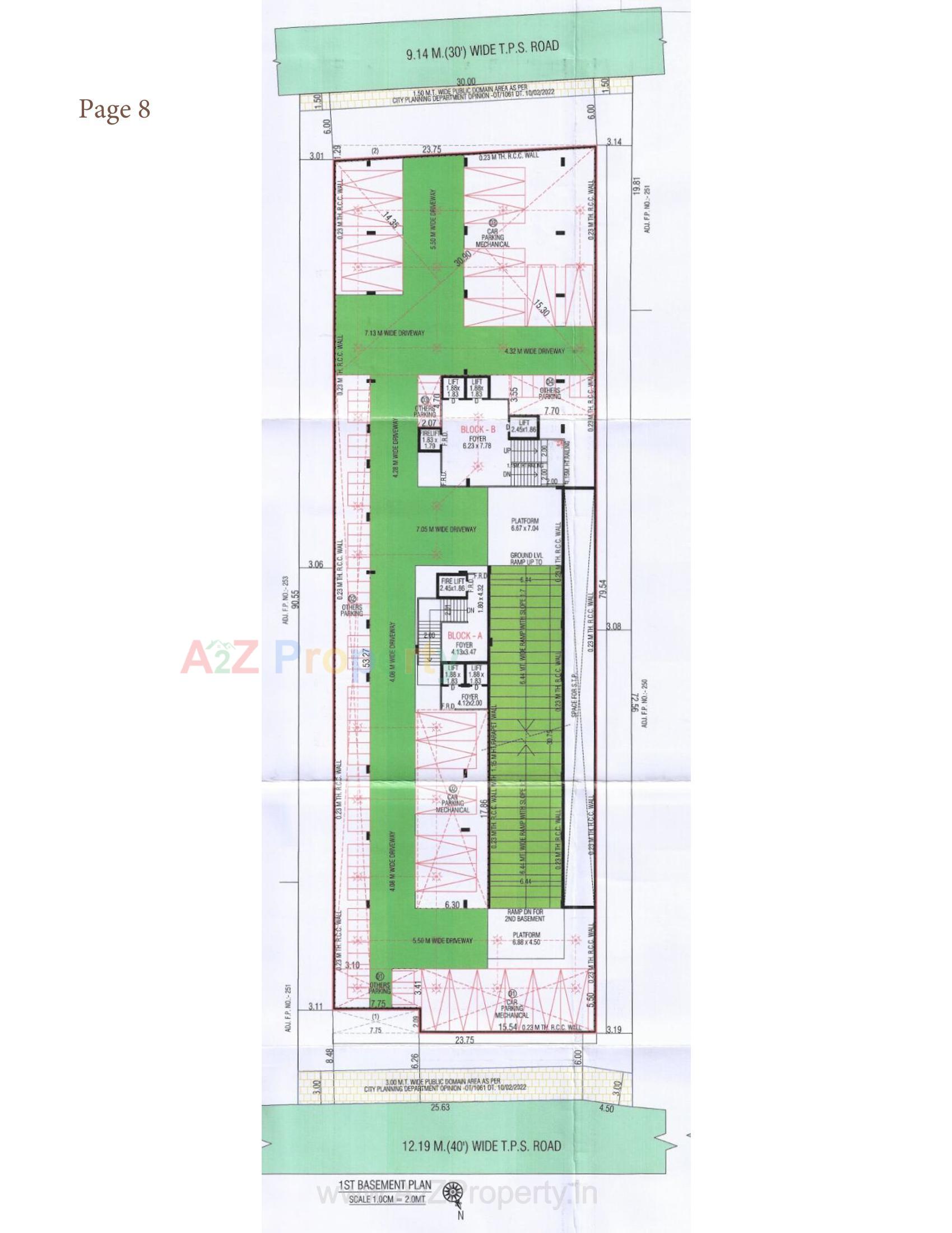 Layout of real estate project Swara Skygreens located at Shaikhpur - Khanpur, Ahmedabad, Gujarat