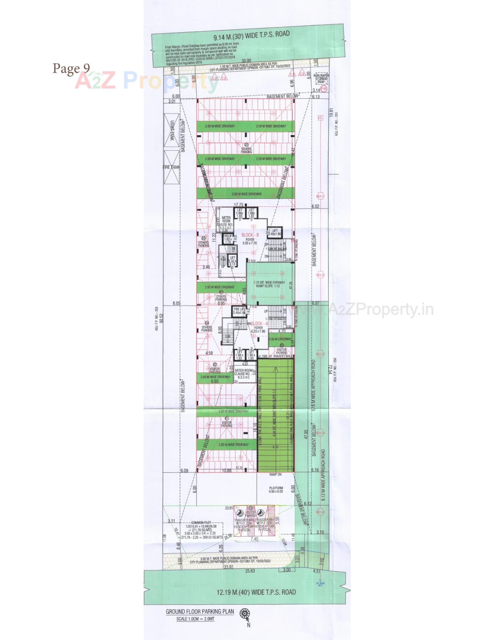 Layout of real estate project Swara Skygreens located at Shaikhpur - Khanpur, Ahmedabad, Gujarat