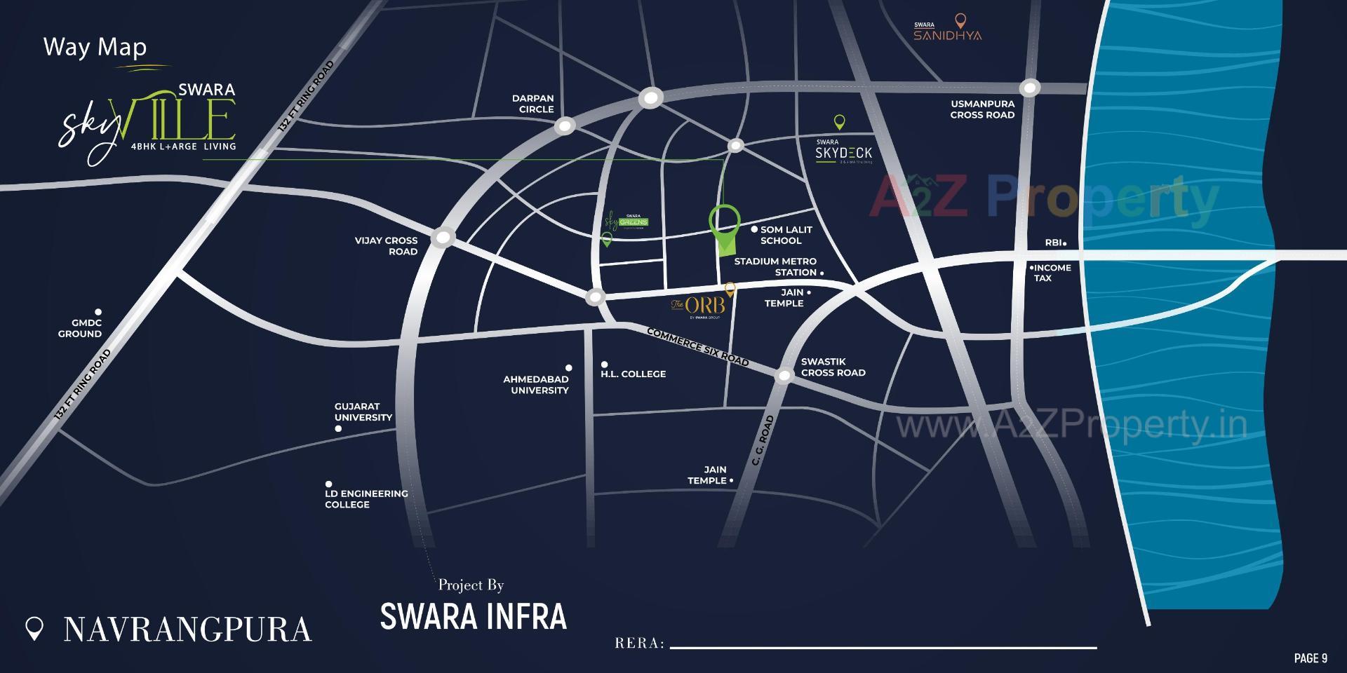  of real estate project Swara Skyville located at Shekhpur-khanpur, Ahmedabad, Gujarat