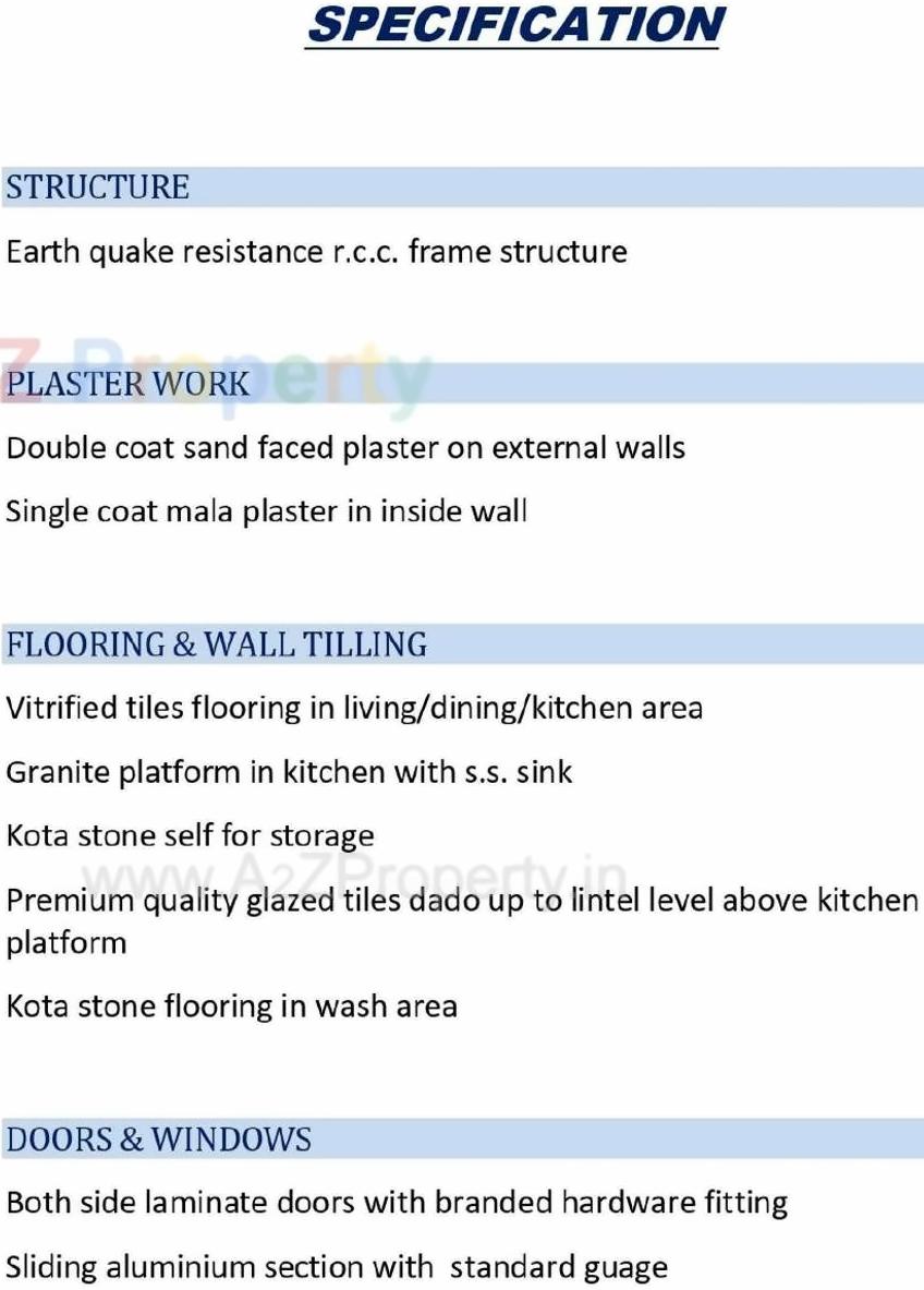 Project Specifications