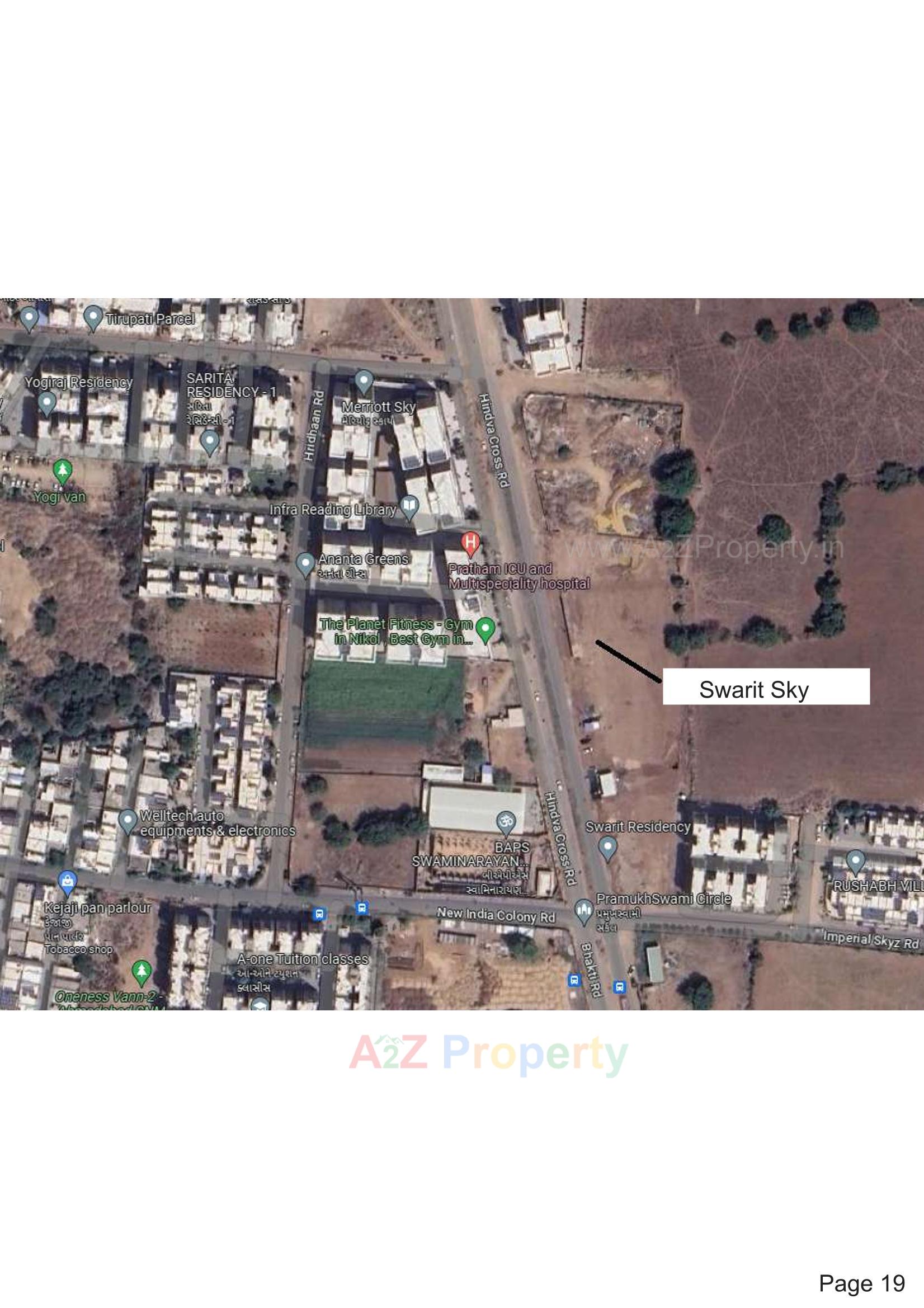  of real estate project Swarit Sky located at Nikol, Ahmedabad, Gujarat