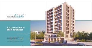 Elevation of real estate project Swarnim Heights located at Tragad, Ahmedabad, Gujarat