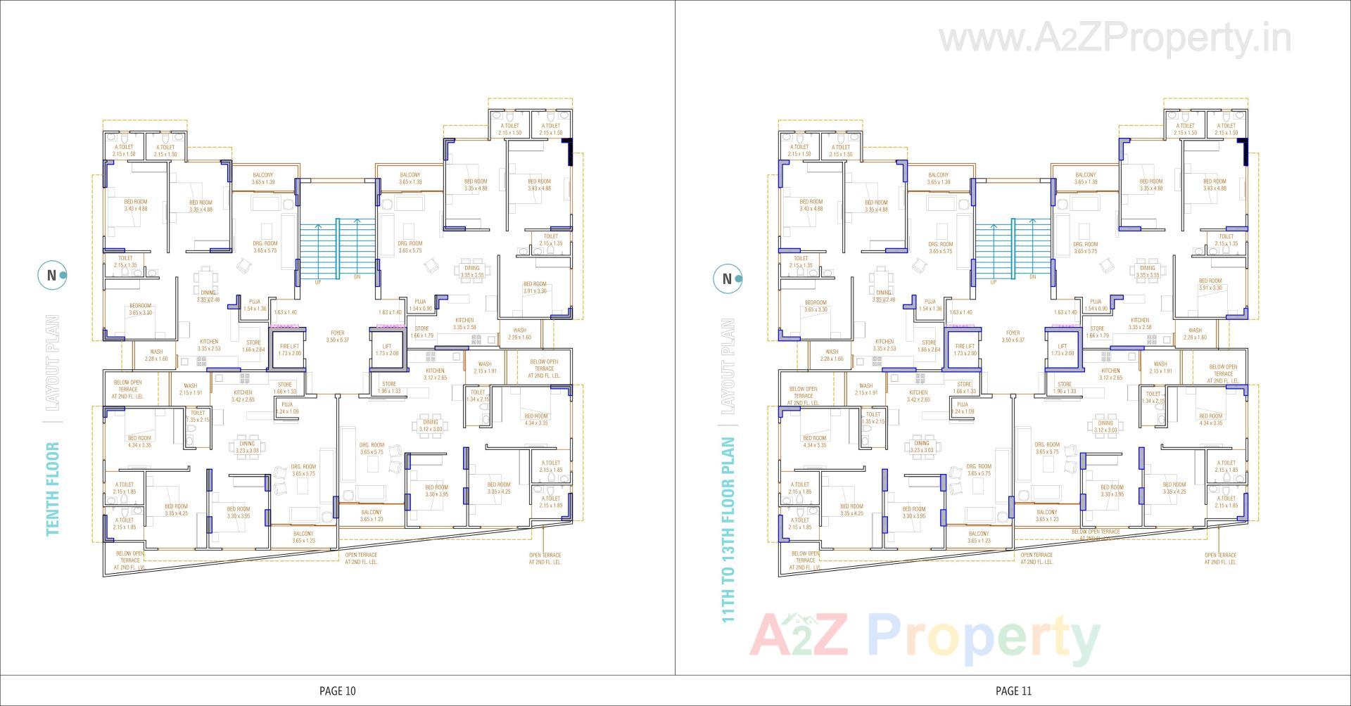 Layout of real estate project Swarnim Heights located at Tragad, Ahmedabad, Gujarat